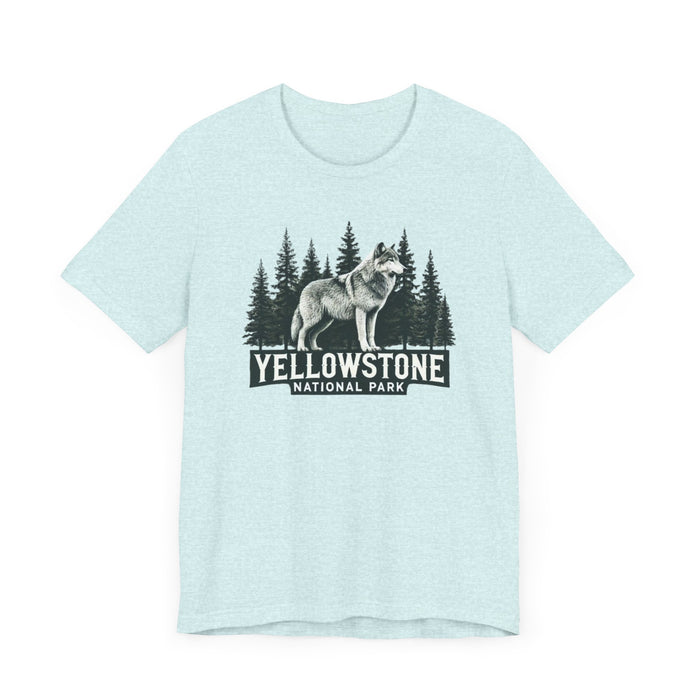 Yellowstone National Park Unisex Jersey Short Sleeve Tee Camping Tshirt Hiking Explore