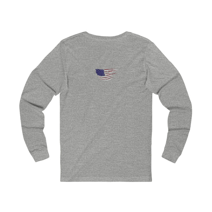 Guess Whos Back Donald Trump Long Sleeve T-Shirt Bold Patriotic Tee