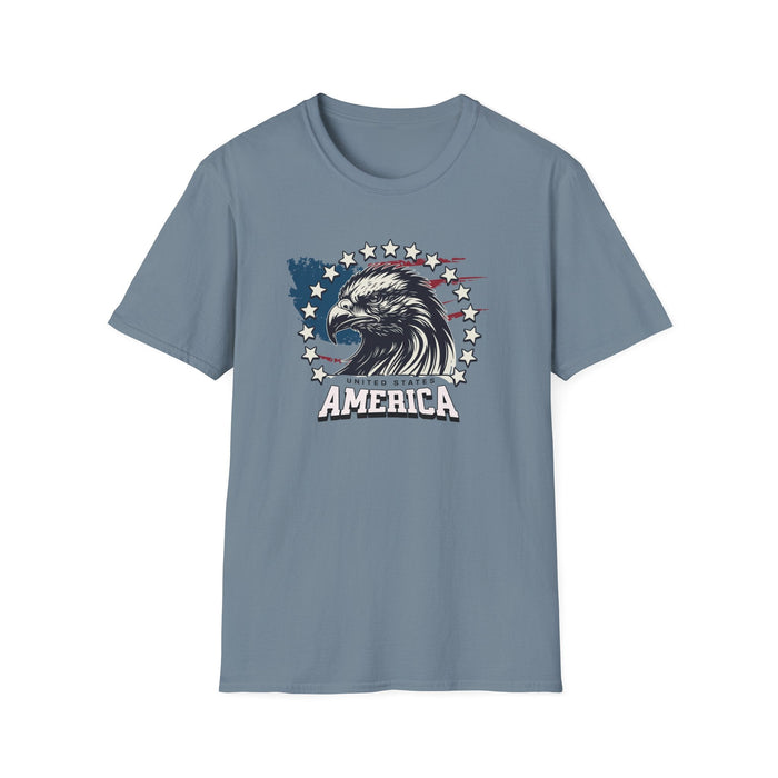 United States of America Patriotic Eagle T-Shirt   American Flag Design