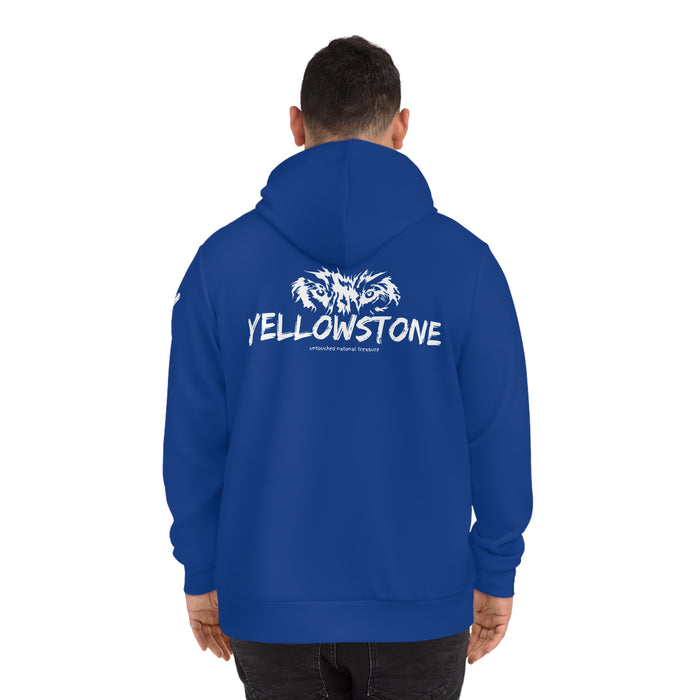 Yellowstone National Park Predator Eyes Unisex Hoodie Cozy  Durable BLUE