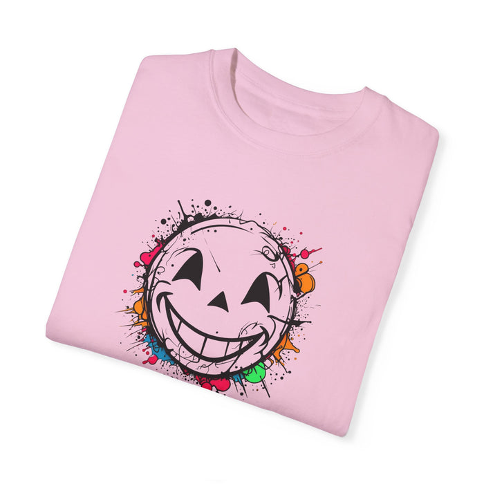 Graffiti Style Smiley Face Unisex Garment-Dyed T-Shirt Comfort Colors Great Gift Idea Stylish and Trending