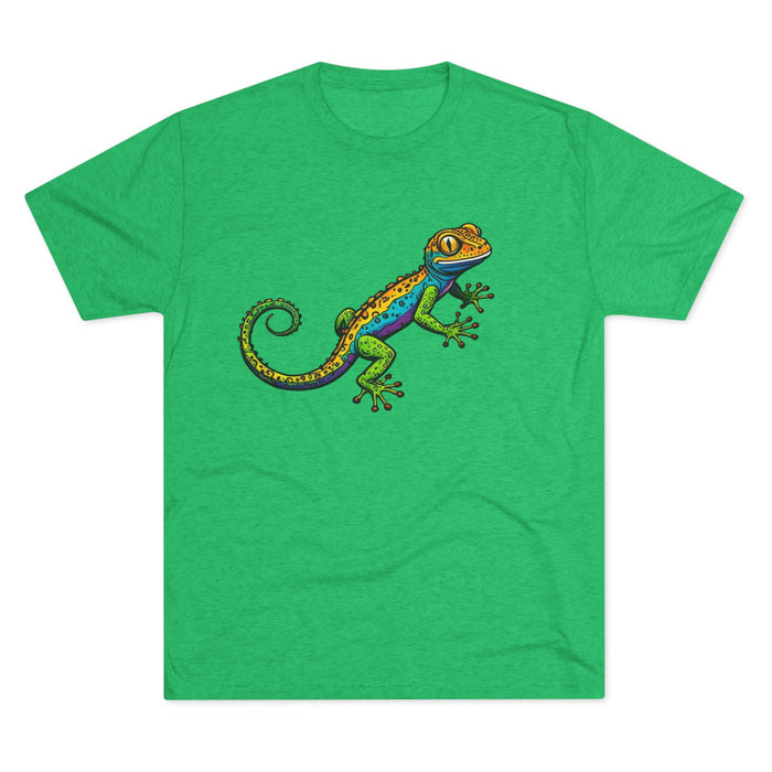 Gecko  Tri-Blend Premium  Unisex T-Shirt. Soft  Lightweight Quality and  Comfort