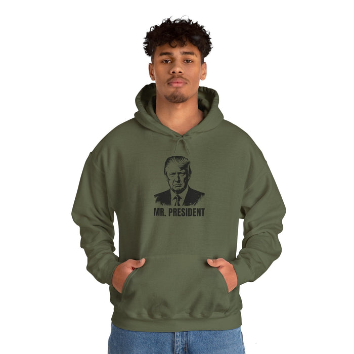 Mr. President Hoodie Featuring President Elect Donald Trump Patriotic Sweatshirt