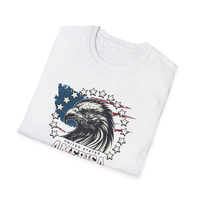 United States of America Patriotic Eagle T-Shirt   American Flag Design