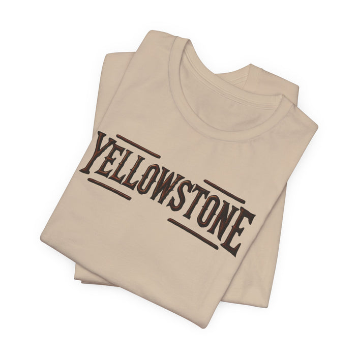 Yellowstone National Park Camping & Hiking Nature Lovers Unisex Short Sleeve Tee