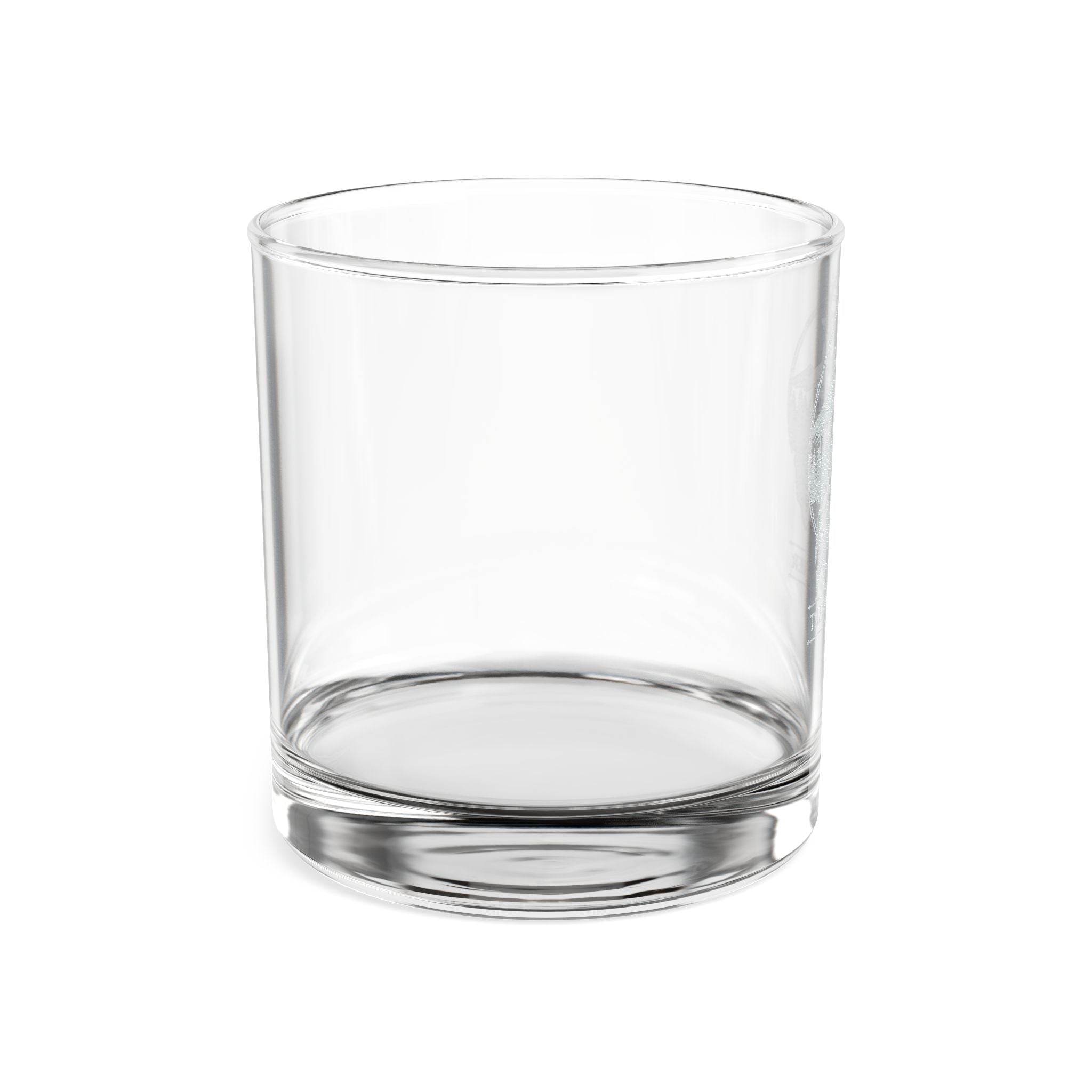 Wildlife Forest Whiskey Glass - 10.5oz Engraved Rocks Glass Mountain Design