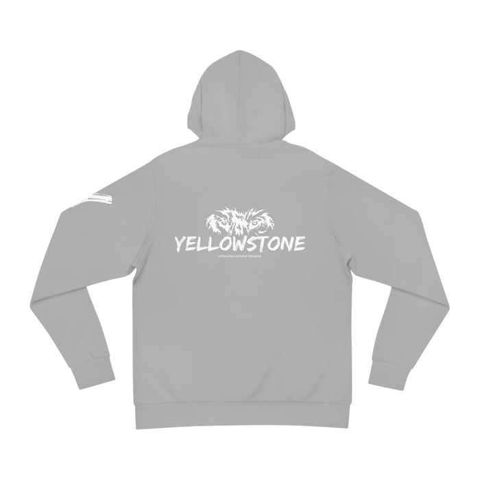 Yellowstone National Park Predator Eyes Unisex Hoodie Cozy  Durable GREY