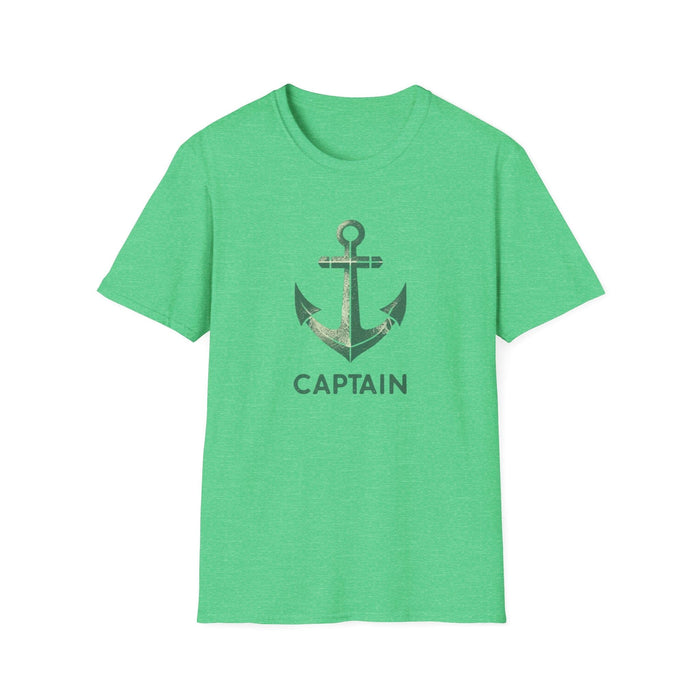 Captain Tee Stylish Nautical Seaside Anchor Tee | Unisex Soft-Style Comfort Shirt Great Gift, Husband Gift, Boyfriend Gift, Boat shirt