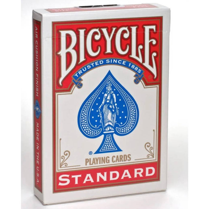 BICYCLE 2 x Decks of Standard 'Rider Back' Playing cards, 1 Red and 1 Blue.