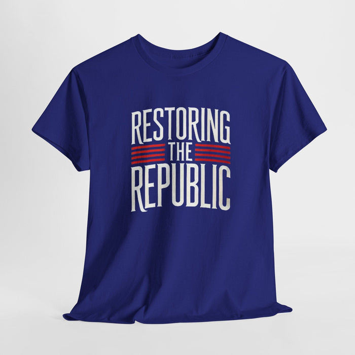 Restoring the Republic Vote Unisex Heavy Cotton Tee Classic Comfort Make America Great Again