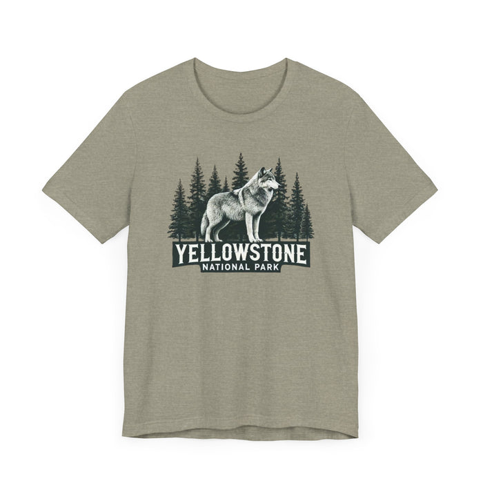 Yellowstone National Park Unisex Jersey Short Sleeve Tee Camping Tshirt Hiking Explore