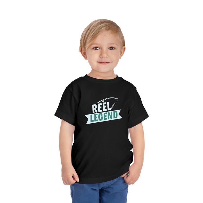 Reel Legend Toddler Short Sleeve Tee - Fun and Comfy Kids Fishing Shirt