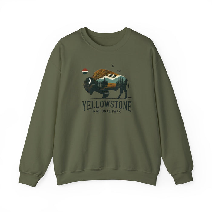 Yosemite National Park Unisex Heavy Blend Crewneck Sweatshirt Camping Sweatshirt Womens Sweatshirt Mens Sweatshirt