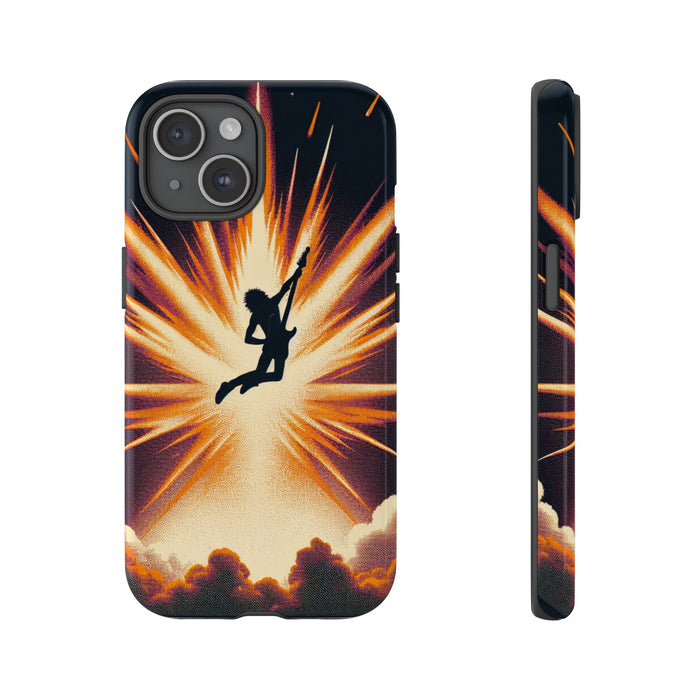 Rock & Roll Tough Phone Case - Personalized Custom Design Great Gift Idea
