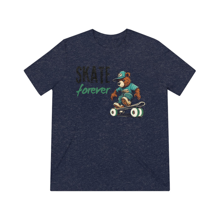 Skate Forever Bear Skateboarder  Unisex Casual & Fun Premium T-Shirt