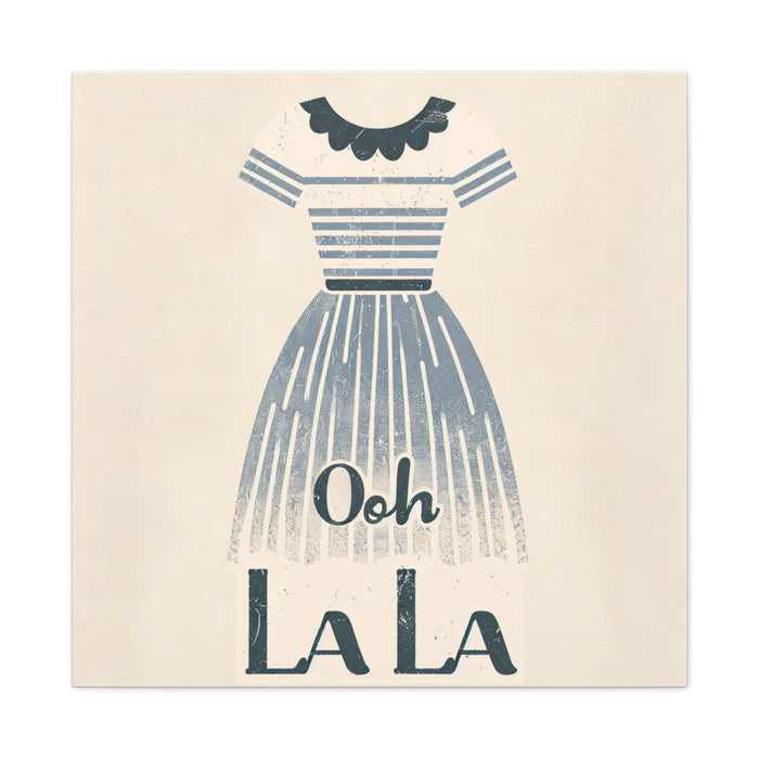 Paris Inspired Ooh La La Canvas Picture, Stretched Great Gift, Sister Gift, Mom Gift, Daughter Gift, Mothers Day Gift