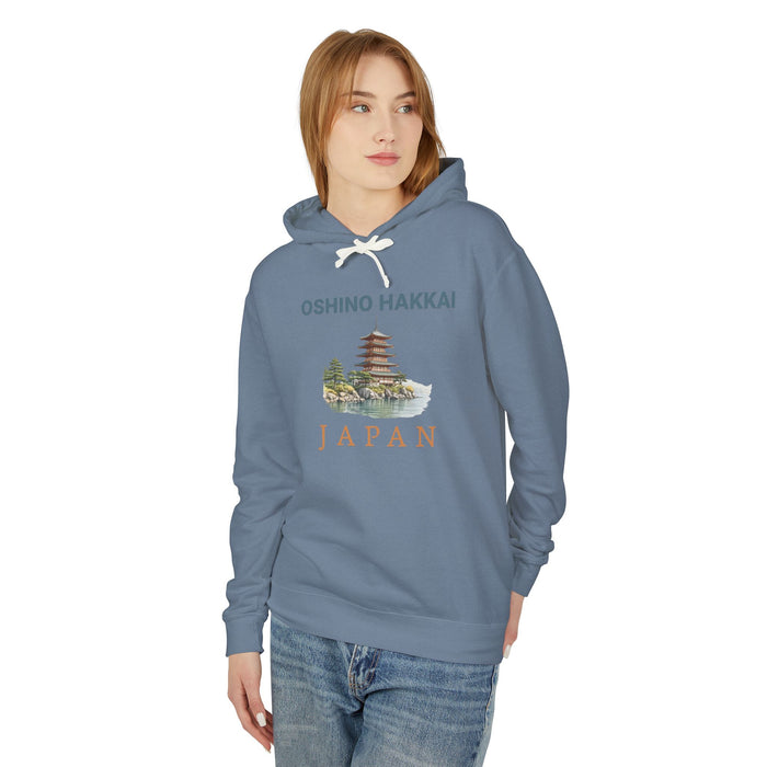 Oshino Hakkai, Japan Hoodie Unisex Travel Adventure Hoodie for Outdoor Explorers