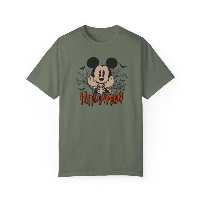 Happy Halloween Mickey Mouse Comfort Colors 1717 Garment-Dyed T-Shirt Halloween TshirtWOmens Gift Mens Gift Holiday Gift Mickey Tee