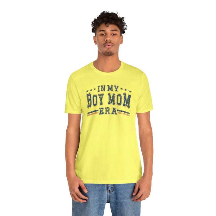 In My Boy Mom Era Tee – Comfortable & Stylish Womens Short Sleeve Crewneck Cotton T-Shirt Mom Gift, Mothers Day Gift
