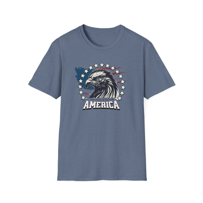 United States of America Patriotic Eagle T-Shirt   American Flag Design