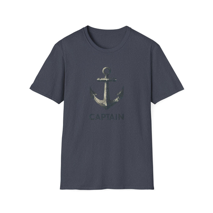 Captain Tee Stylish Nautical Seaside Anchor Tee | Unisex Soft-Style Comfort Shirt Great Gift, Husband Gift, Boyfriend Gift, Boat shirt