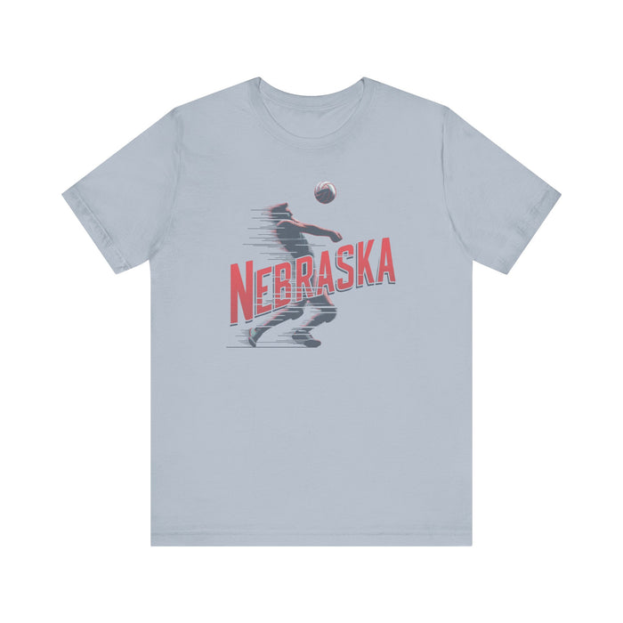 Nebraska Volleyball Victory Unisex Jersey Short Sleeve Tee Great Gift, Team Sports, College Sports, Son Gift, Daughter Gift, Husband Gift