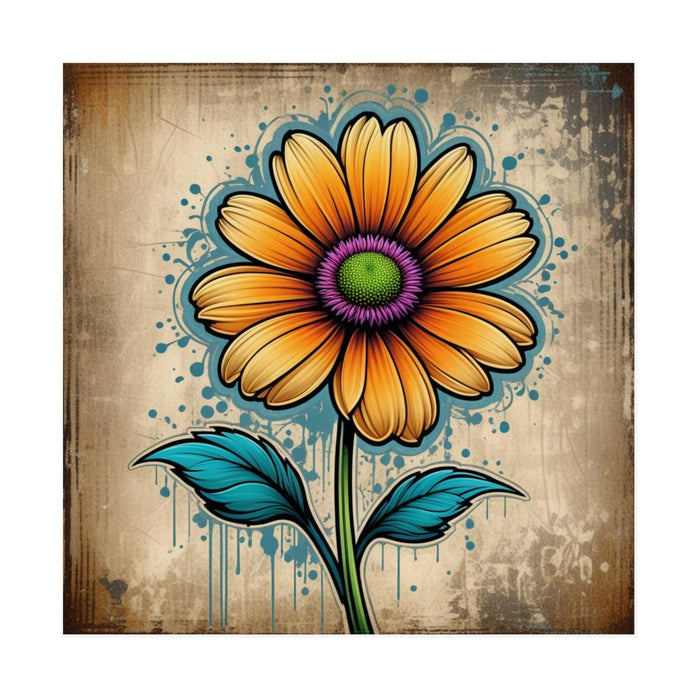 Cheerful Flower Matte Poster Vibrant Museum-Grade Décor Home Decor Dorm Decor Office Decor Wildflower Great Gift Idea