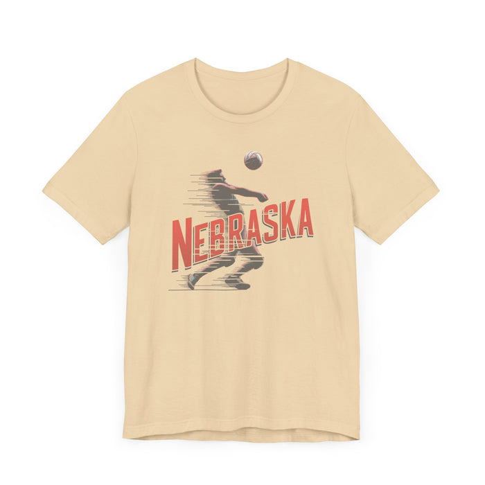 Nebraska Volleyball Victory Unisex Jersey Short Sleeve Tee Great Gift, Team Sports, College Sports, Son Gift, Daughter Gift, Husband Gift