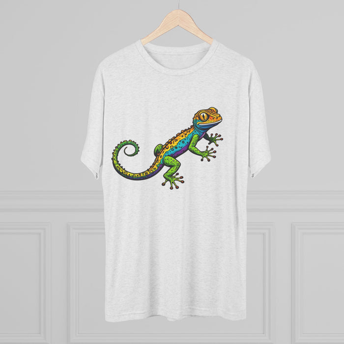 Gecko  Tri-Blend Premium  Unisex T-Shirt. Soft  Lightweight Quality and  Comfort