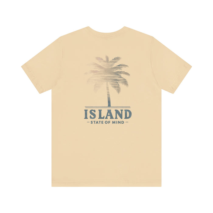 Vacation Vibes: Unisex Island State of Mind Palm Tree Graphic Tee Great Gift Idea