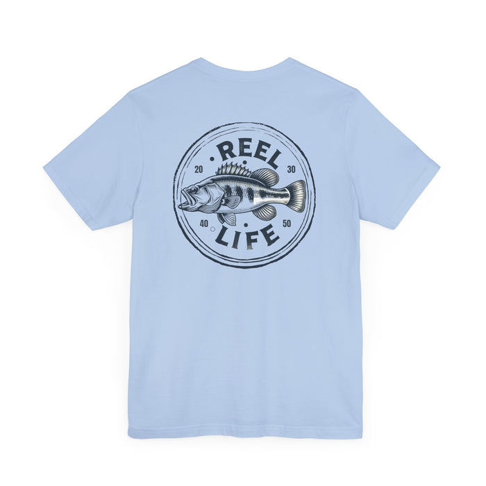 Reel Life Fishing Tee: Cast Away in Comfort & Style! Great Gift Idea for Anyone who Loves Fishing