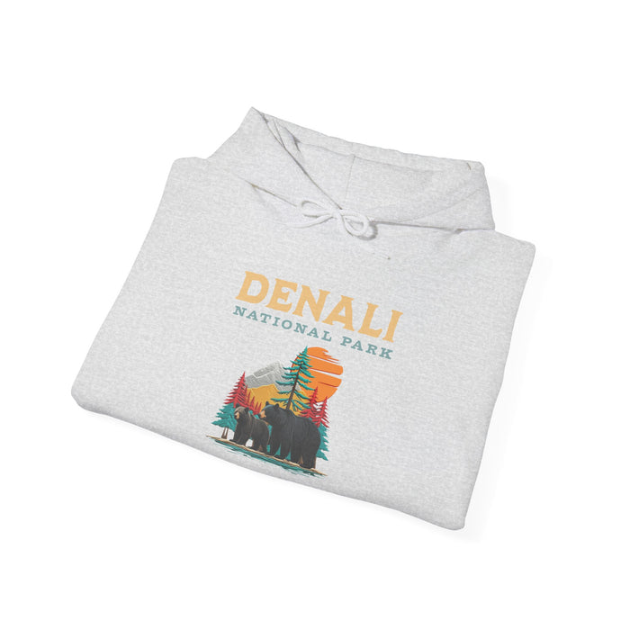 Denali National Park Bears hoodie Wildlife Adventure Tee for Outdoor Enthusiasts