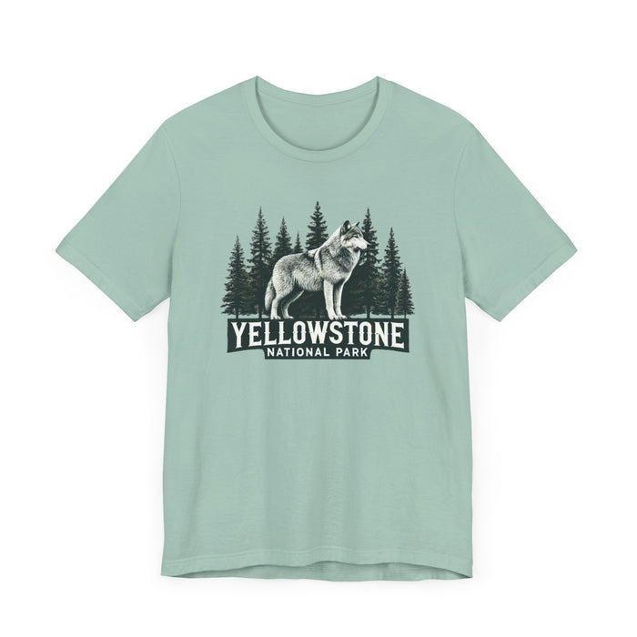 Yellowstone National Park Unisex Jersey Short Sleeve Tee Camping Tshirt Hiking Explore