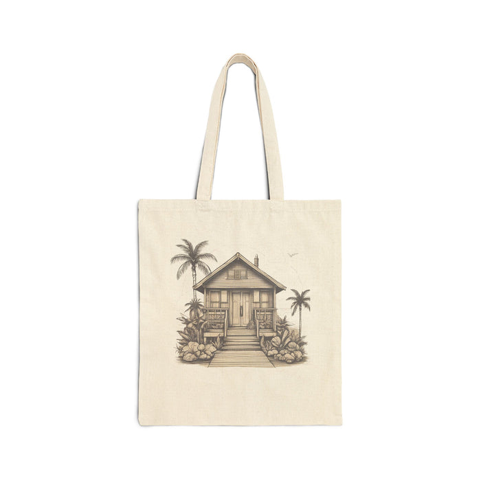 Seaside Serenity Beach More Worry Less Cotton Canvas Tote Bag Great Gift, Beach Bag, Reusable bag, Shopping Bag, Durable Tote Bag