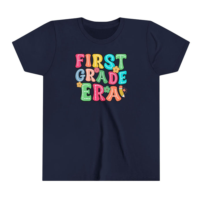 First Grade Era Youth Short Sleeve Tee - Comfortable and Stylish for Kids 1st Grade Tee Great Gift Idea Back to School Tshirt Girls Tshirt