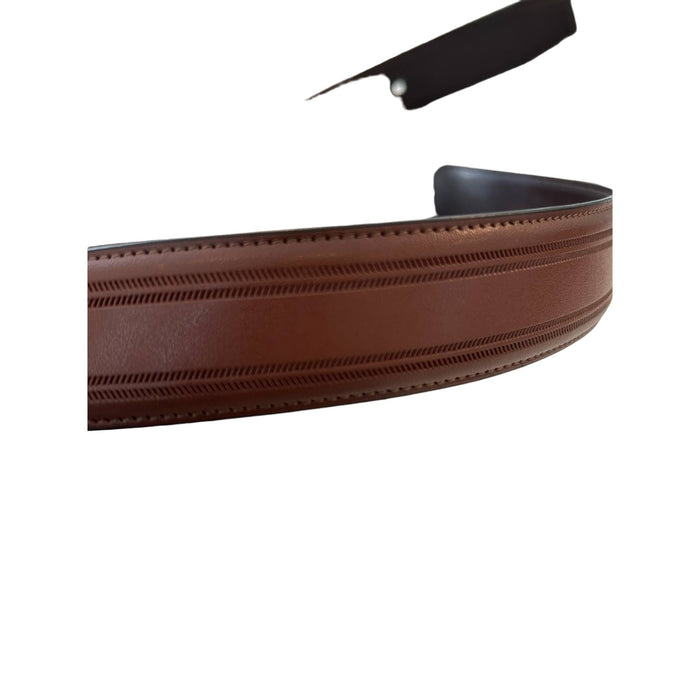 Classic Stafford Brown Leather Belt XL (42-44) Durable Stylish Mens Accessories