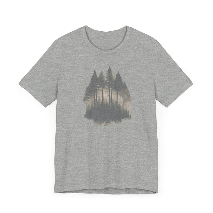 Spirit of the Forest Unisex Jersey Tee Great Gift Husband Gift Wife Gift, Camping, Hiking, Boyfriend Gift, Girlfriend Gift, Camping Shirt