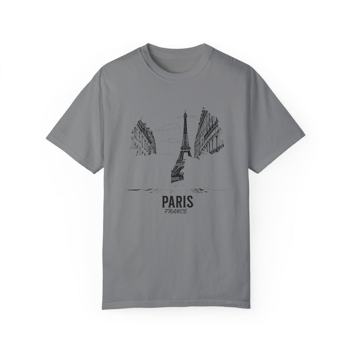 Paris, France T-Shirt Comfortable Casual Travel & Outdoor Adventure Tee