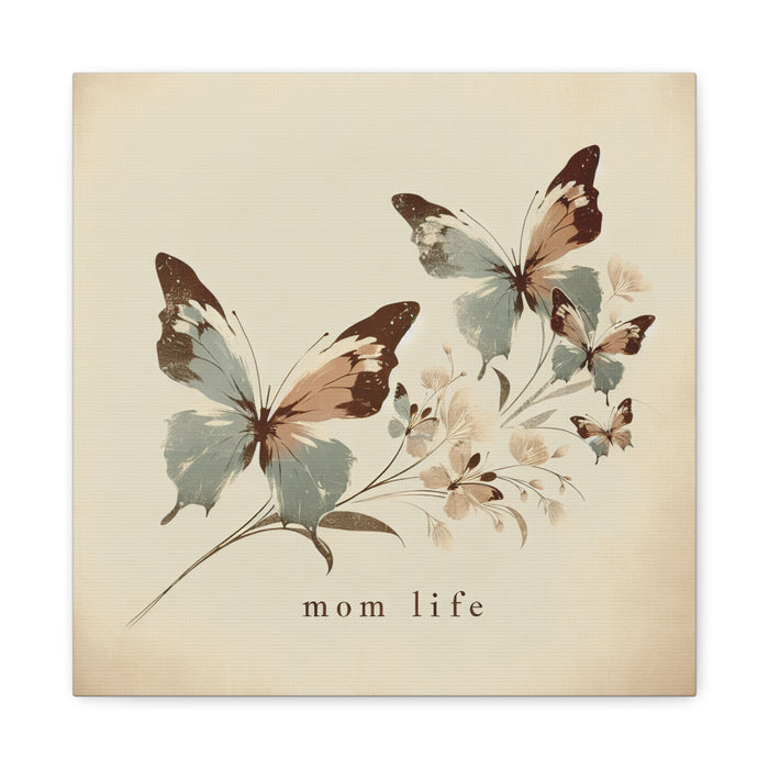 The Beauty of Mom Life Canvas Picture, Stretched Great Gift, Sister Gift, Mom Gift, Daughter Gift, Mothers Day Gift