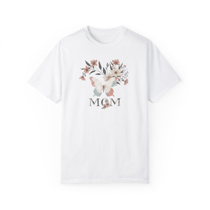 Mom Life in Full Bloom Soft Colored Boho Inspired Garment-Dyed T-shirt Great Gift, Mom Gift, Mothers Day Gift, Wife Gift, Sister Gift