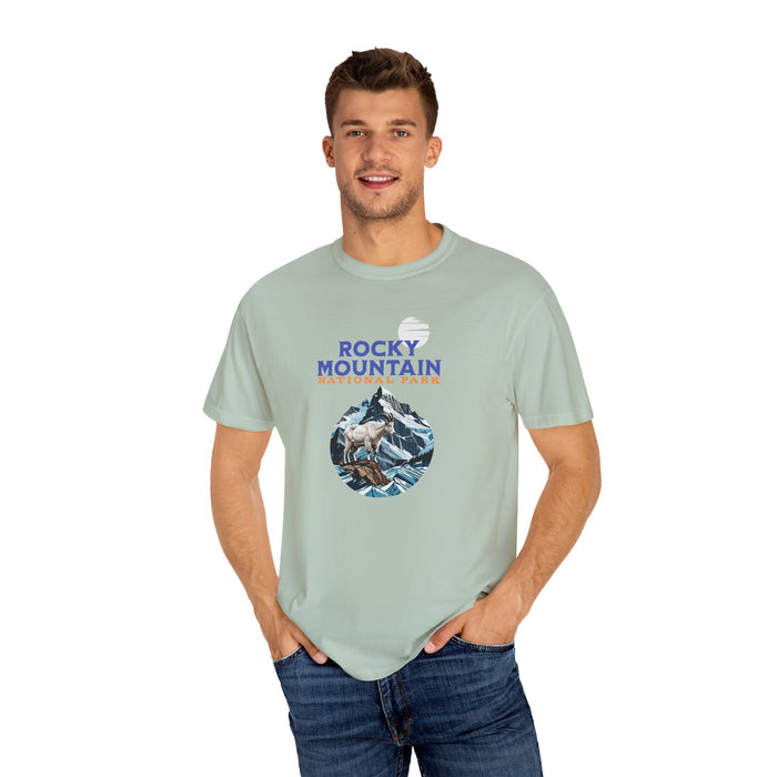 Rocky Mountain National Park Mountain Goat T-Shirt Wildlife Adventure Tee