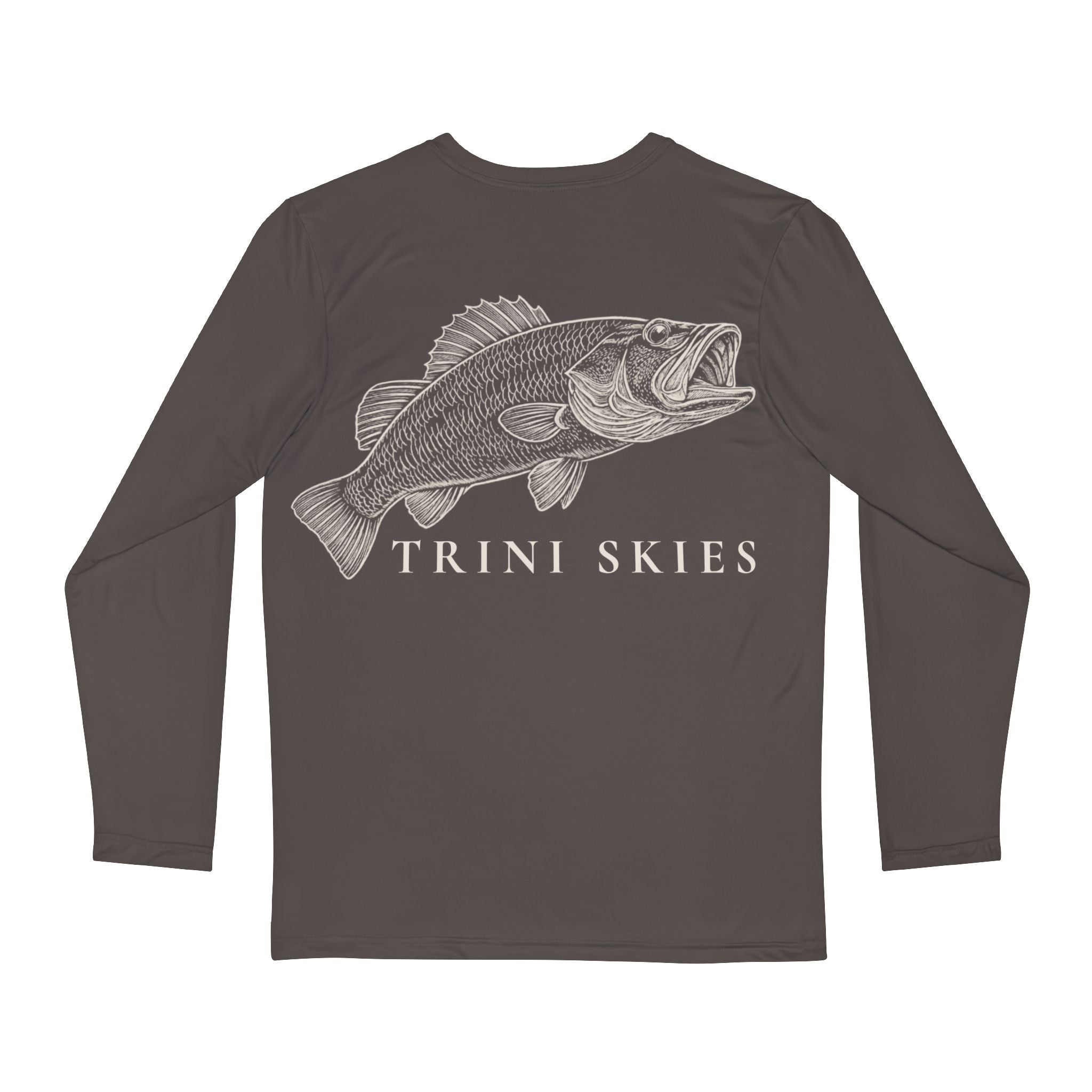 Largemouth Bass Long-Sleeve Performance Fishing Shirt