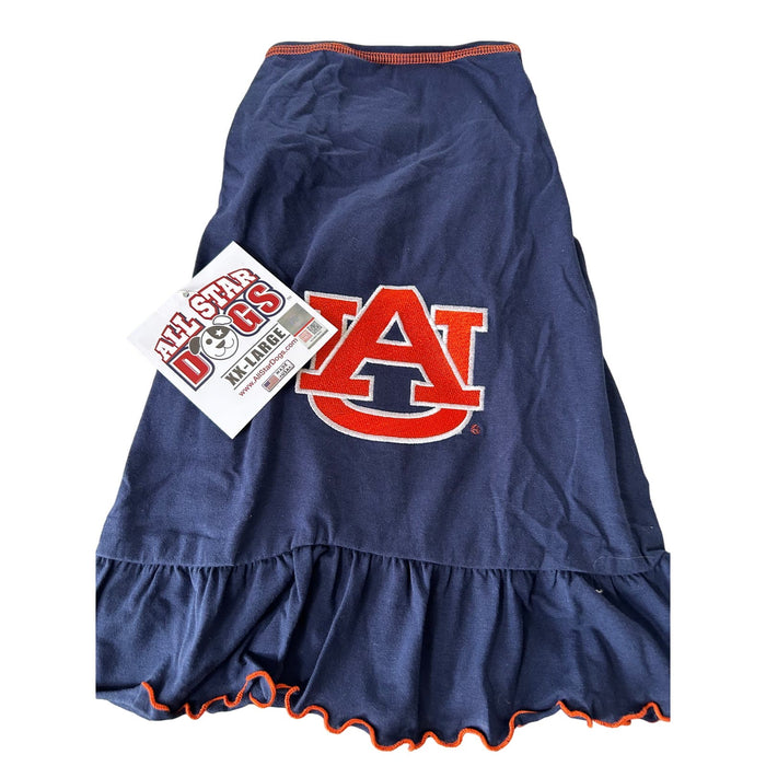 NCAA Auburn Tigers Cheerleader* Dog Dress SZ XXL Officially Licensed Pet Apparel