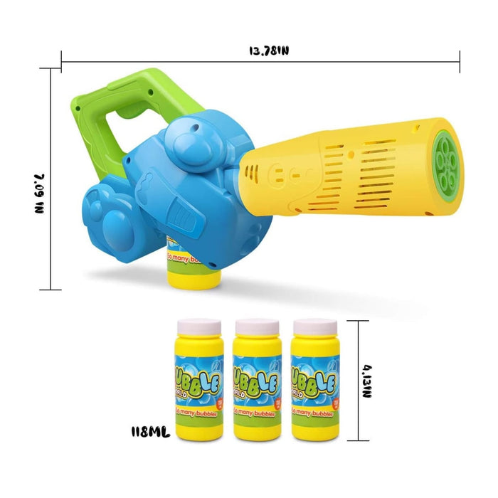 Duckura Bubble Leaf Blower for Toddlers - Fun Outdoor Bubble Machine Toy