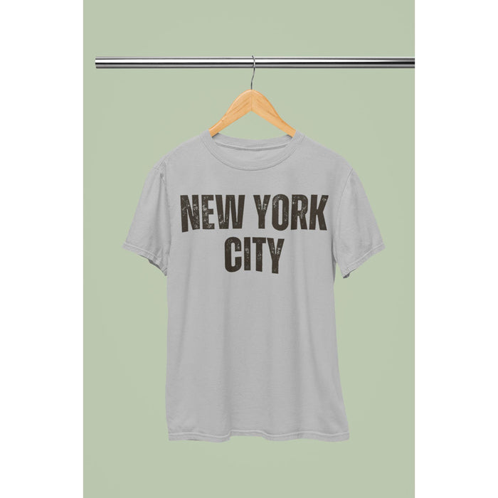 Mens Tees . Trendy Shirts.  Classic Tees. NYC Vibe New York City Graphic Short Sleeve Crewneck Pullover Tshirt
