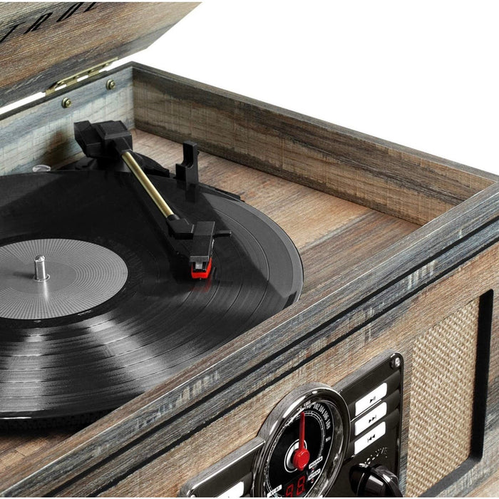 "Victrola 6-in-1 Bluetooth Record Player: Vintage Sound, Modern Convenience"