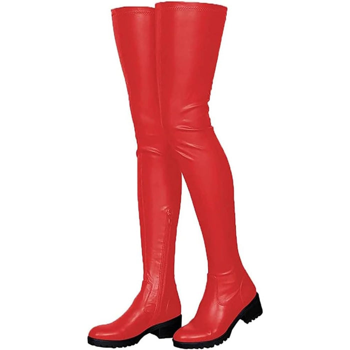 Women's Stretch Thigh High Boots Over The Knee Riding Boots, Size 38 (6.5-7)