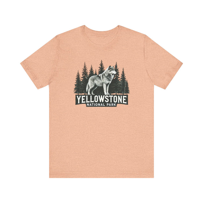 Yellowstone National Park Unisex Jersey Short Sleeve Tee Camping Tshirt Hiking Explore