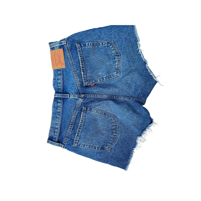 Levi’s 501 High-Rise Denim Shorts - Blue Jean Dream, Size 28 WOM826