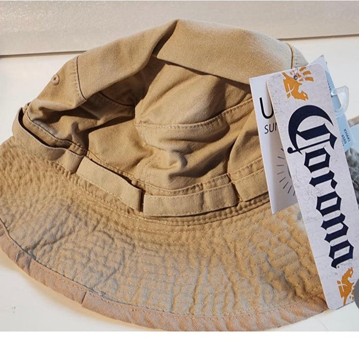 Corona Hat Khaki UPF 30 Sun Protection Comfortable * Hiking, Beach, Fishing H160